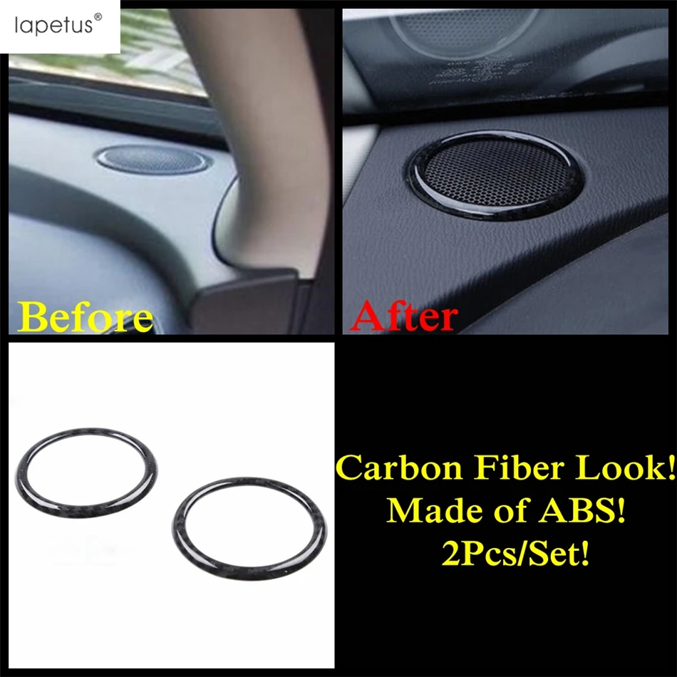 

Передняя приборная панель, динамик, аудио, звуковая рамка, кольцо, декоративная накладка, подходит для Mazda 2 Demio 2015-2023 ABS, аксессуары для интерьера