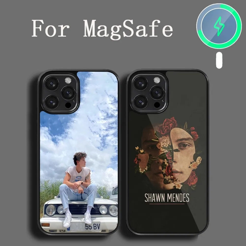 Singer S-Shawn M-Mendes Phone Case For iPhone 14 13 12 11 15 Pro Max Plus Magsafe Magnetic Cover