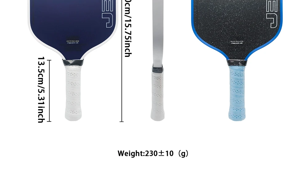 Honolulu J3CR Heißgepresster CFC Carbonfaser Pickleball-Schläger – Detail 17