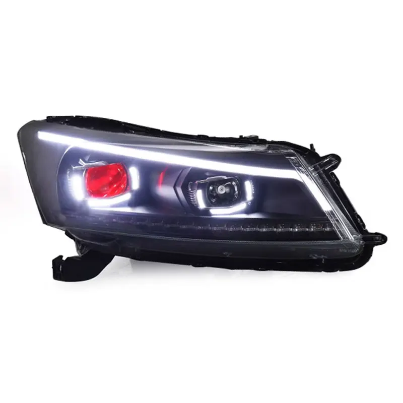 Car Lighting For Honda Accord G8 8TH 2008-2013 Modificiation Auto Assembly Headlamp A Touch Of Blue DRL Turn Signal Headlights