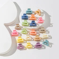 20 Pcs Small Multicolor Hair Clips for Women,Mini Matte Rubber Coating Hair Claw Clips for Thin Short Hair,Strong Hold Jaw Clips