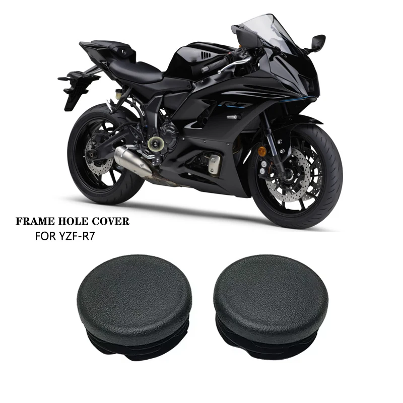 

2 шт., заглушки для отверстий в раме мотоцикла, набор декоративных заглушек для рамы для YAMAHA YZFR7 YZF-R7 2021 2022 2023 2024