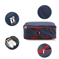 Nylon Travel Compression Packing Cubes Double Layer Portable Pouch  Zipper Waterproof Storage Bags for Clothing Shoes Suitcases 3