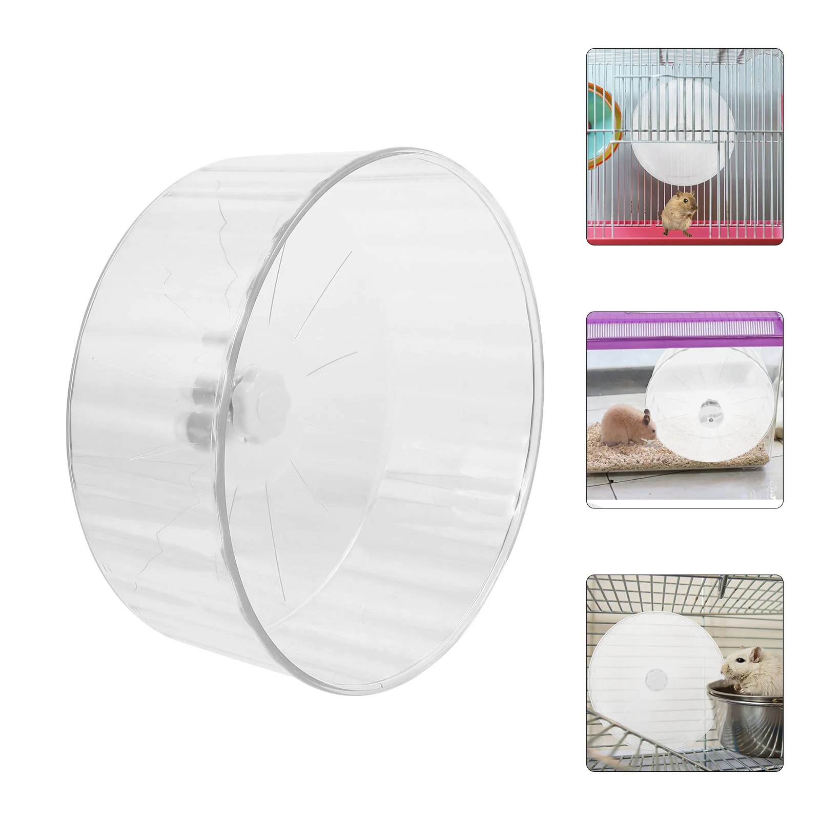 Silent Running Wheel Large Hamster Pet Standing Desk Human Infant Toys Small Animal Exerciser Treadmill