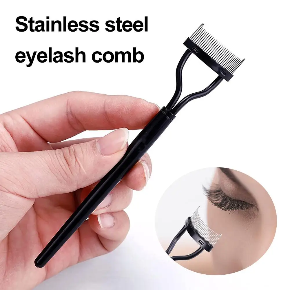 1 шт., расческа для укладки ресниц, сепаратор, эргономичная изогнутая расческа, ремень, пылезащитный чехол, сепаратор для ресниц имеет прозрачные корни