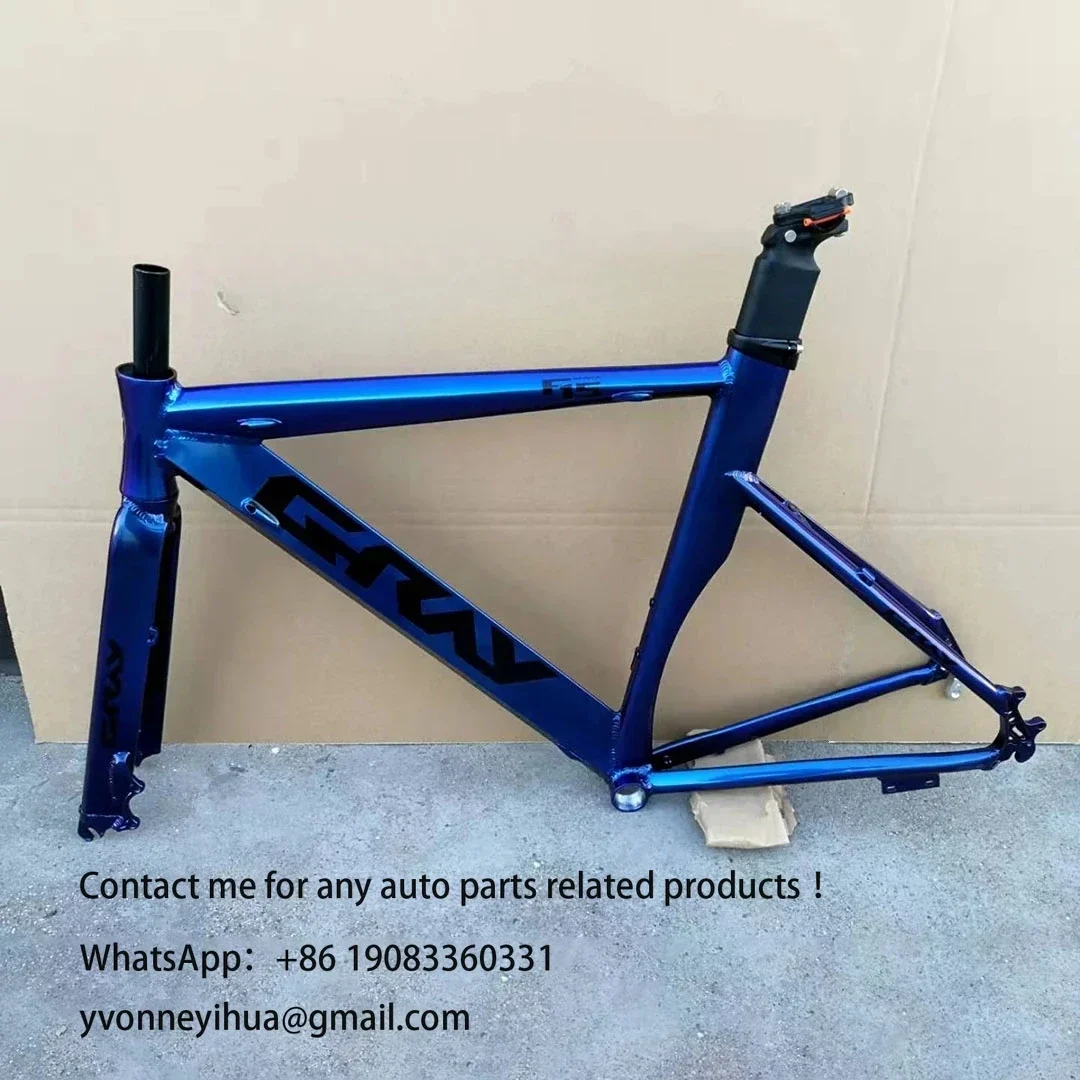 GRAY F15 Bike Frame Broken Wind Aluminum Alloy Road Bicycle Frame Internal Cable Disc Brake Muscle Version Cycling Parts