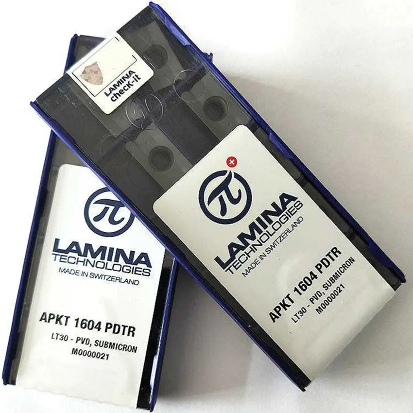 

APKT1604PDTR LT30/APKT160408PDTR LT30/APKT160404PDTR LT30/APKT1135PDER LT3000/APKT1604PDER LT3000 LAMINA CNC carbide inserts