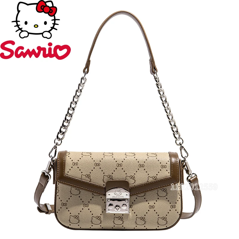 

Hello Kitty New Women's Shoulder Bag Luxury Brand Fashion Women's Shoulder Messenger Bag Cartoon Print Women's Bag