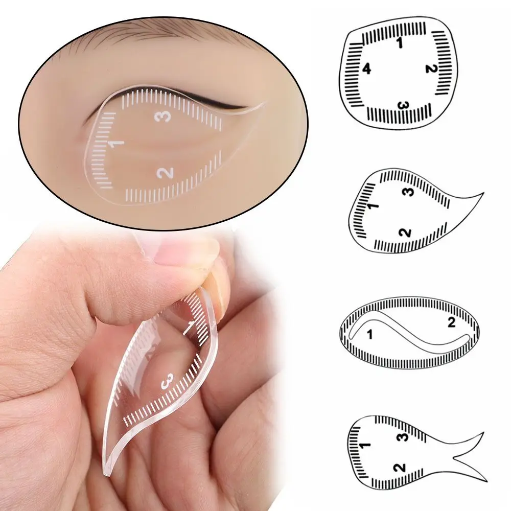 New Fast Drawing Brow Mapping Ruler Reusable Shaping 1 Minute Brow Shaping Ruler Drawing Eyebrow Desgin Ruler Supplies