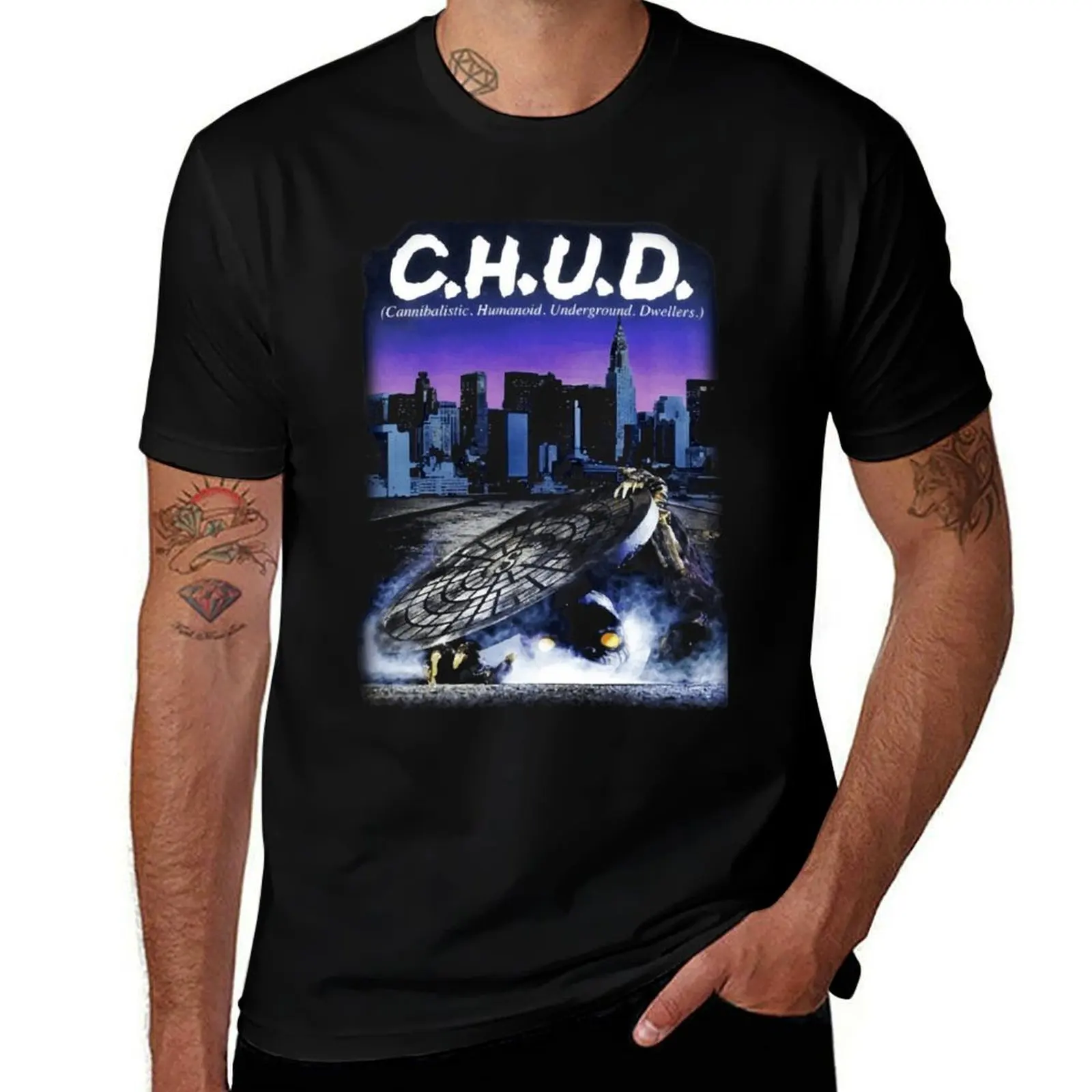 

CHUD T-Shirt Soft Casual Short Sleeve Cotton Tee