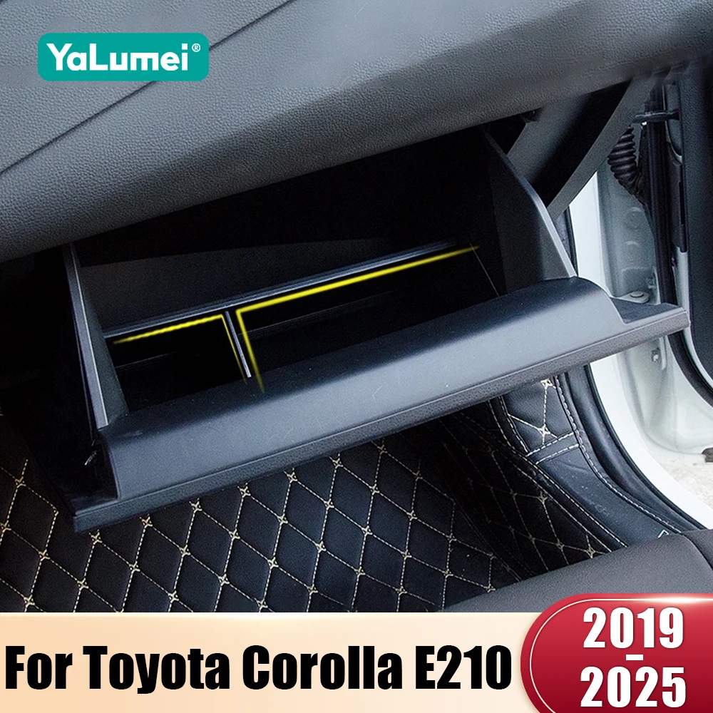 

For Toyota Corolla E210 2019 2020 2021 2022 2023 2024 2025 Hybrid ABS Car Co-pilot Storage Box Organizer Container Tray Cover