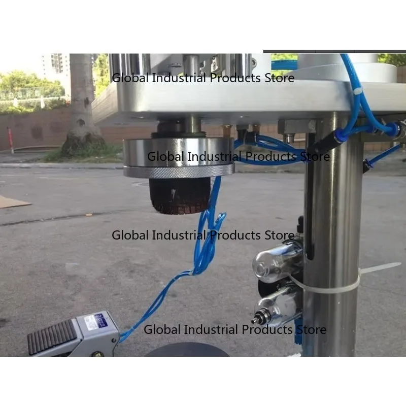 Pneumatic Electric Semi-Automatic Perfume Bottle Capping Sealing Machine Small Spray Perfume Crimper for Packaging Industry