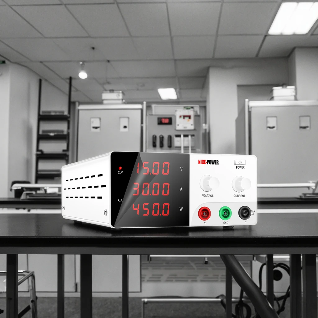 NICE-POWER R-SPS1530 15V 30A 450W Adjustable DC Power Supply With High Precision Encoder Knob Mobile Maintenance