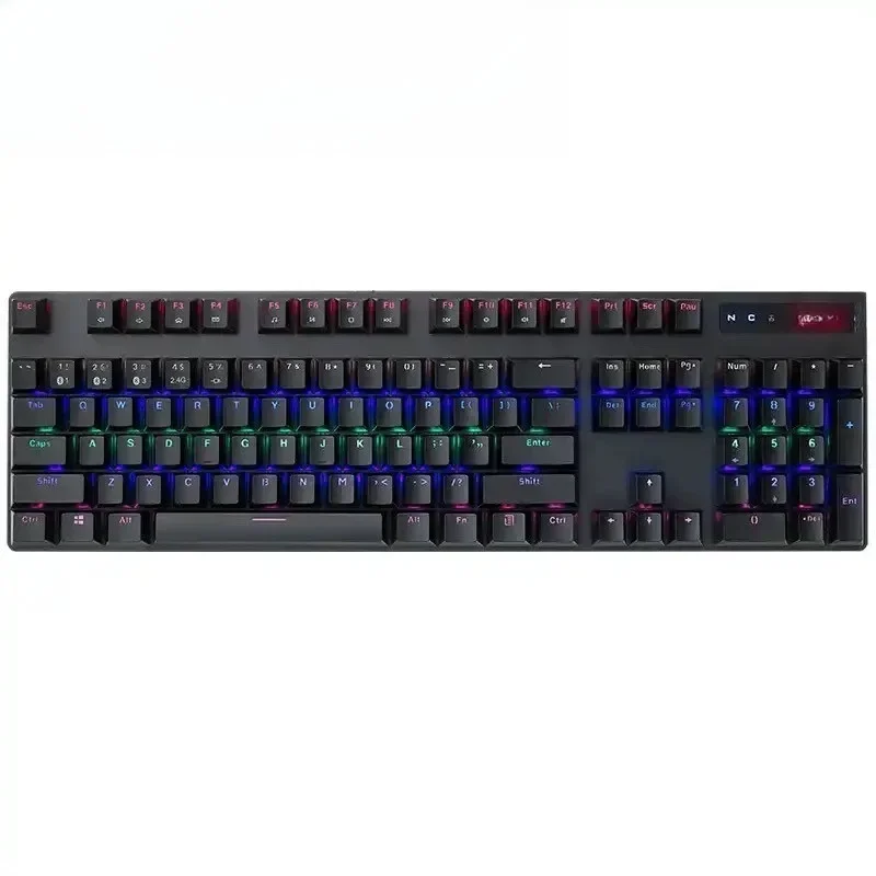 mechanical keyboard, Internet cafe coffee dedicated e-sports chicken eating luminous mixed light