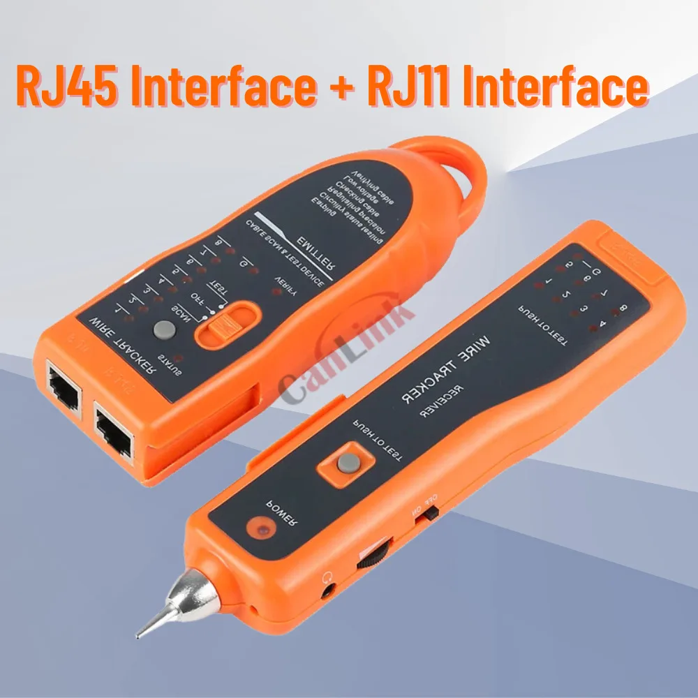 LAN Network Cable Tester, Line Finder, Fio Rastreador Telefone, Diagnosticar Tom, Rastreador Distância, Cat5, Cat6, RJ45, UTP, STP