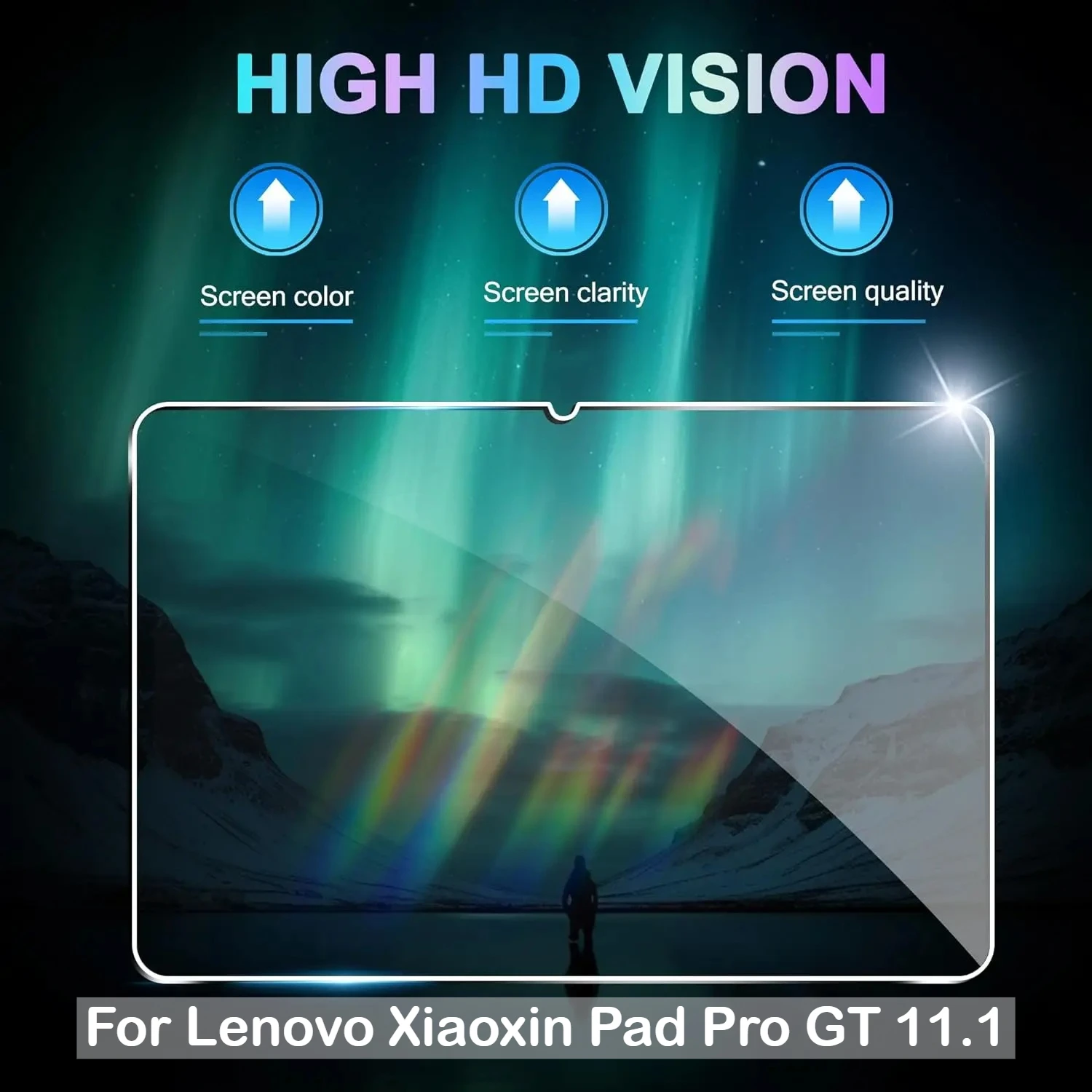 

Защитное стекло 9H для планшета Lenovo Xiaoxin Pad Pro GT 11.1 дюйма 2025 (12.1, 11), антицарапийное, HD-пленка, TB-710FU, 1 шт.
