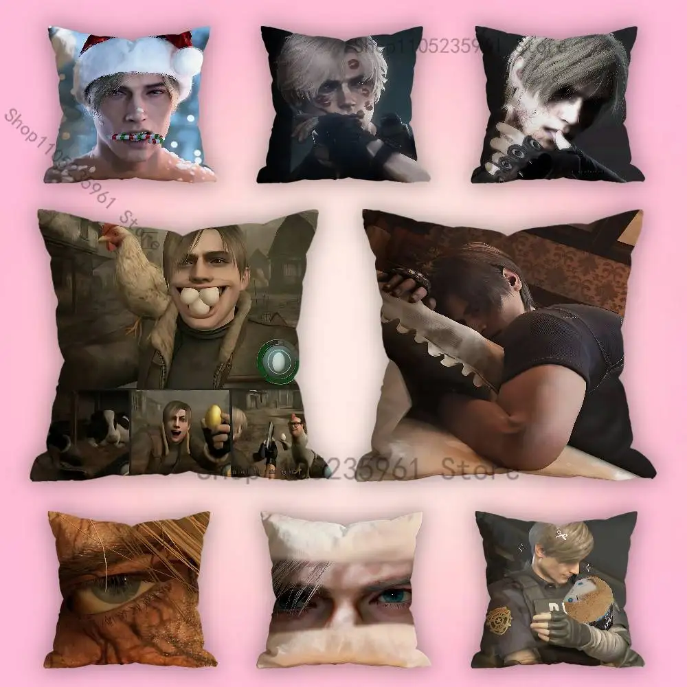 

Leon K-Kennedy Pillow Cases for Bedroom Living Room Sofa Home Decor Polyester Cushion Cover with Zipper