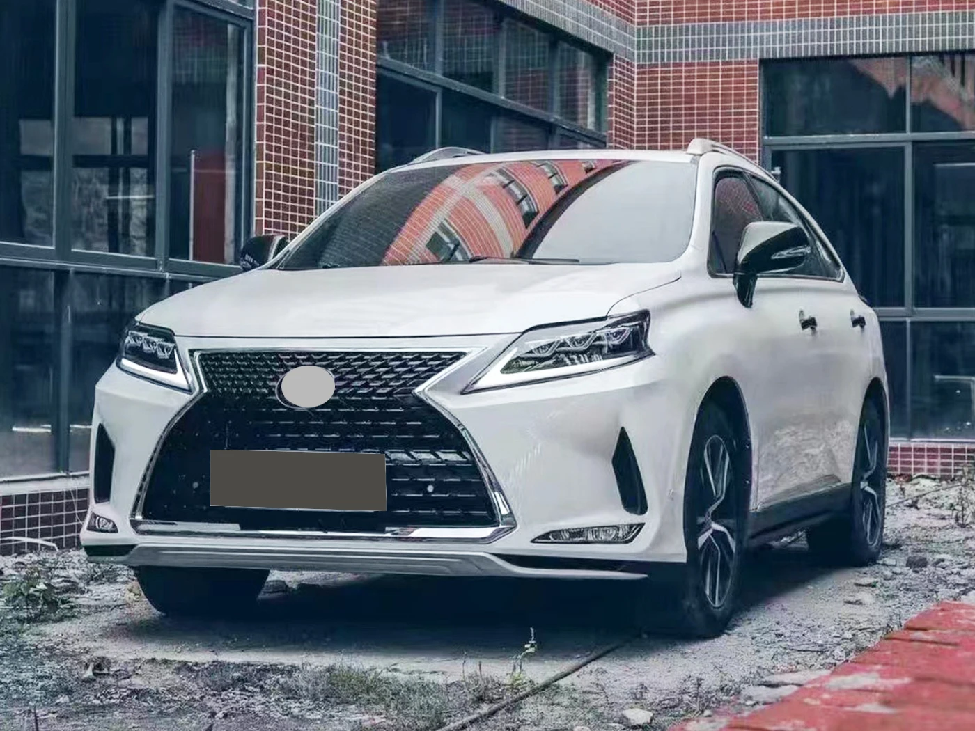 Body Kit for  RX  2009-2015  to 2019 Model Look Includes Front Grille, Front Bumper and Headlights for Direct Installation