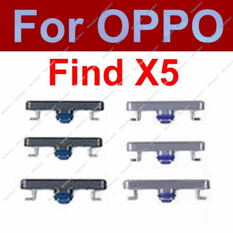 

1 шт. кнопки регулировки громкости для OPPO Find X5 ON OFF, боковой переключатель громкости, клавиши, маленькая кнопка, запасные части, Find X5, новинка
