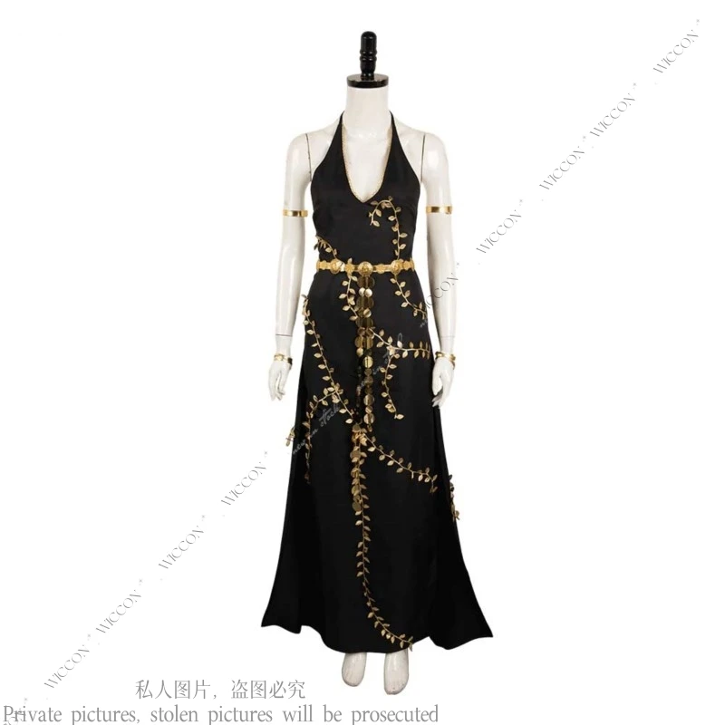 Marika Cosplay Costume Black Dress Queen Woman Adult Role Play Stage Costume Daily Outfit Comic-Con Festivals Christmas Oneesan