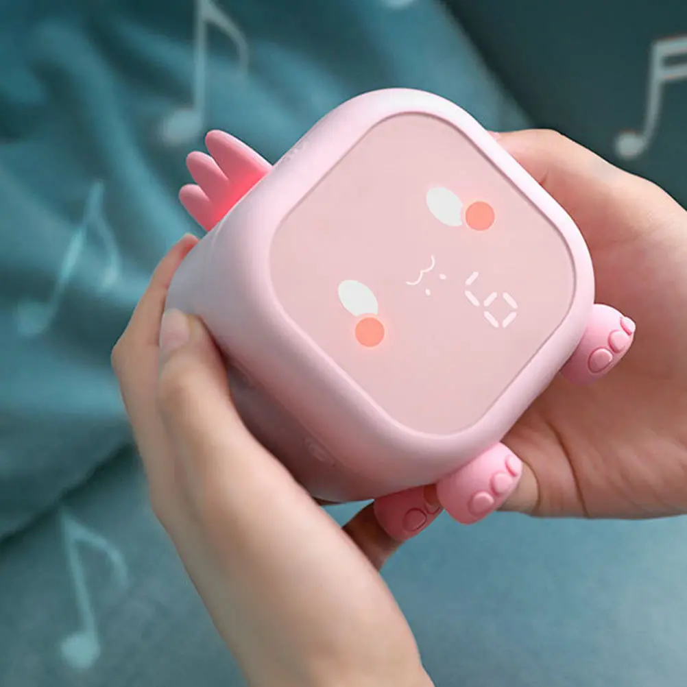 

1Pcs Cartoon Silicone Night Light USB Alarm Clock Dragon Shape Sleep Sound Nap Timer Bedside Clock Sleep Sound Machine