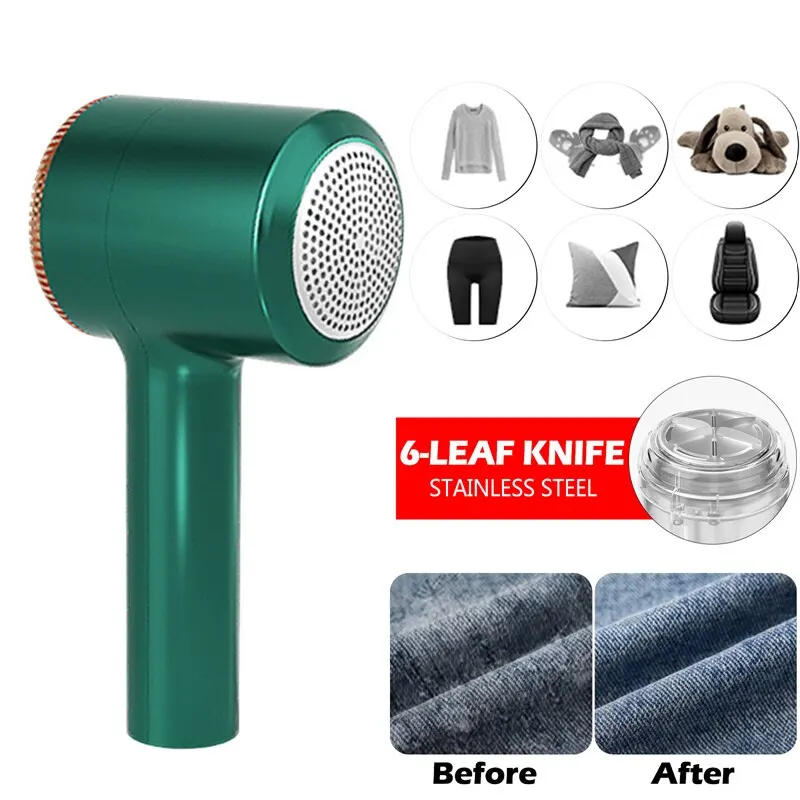 Lint Remover For Clothes Usb Electric Rechargeable Hair Ball Trimmer Fuzz Clothes Sweater Shaver Reels Removal Device image 4