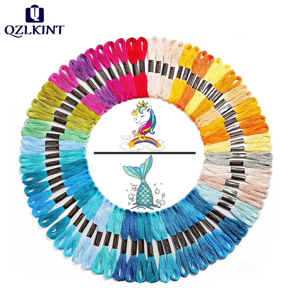 

Multicolor Embroidery Thread Cross Stitch Floss Threads Cotton Sewing Skeins Kit DIY Sewing Tool 50/100/106/150/200/250/450pcs