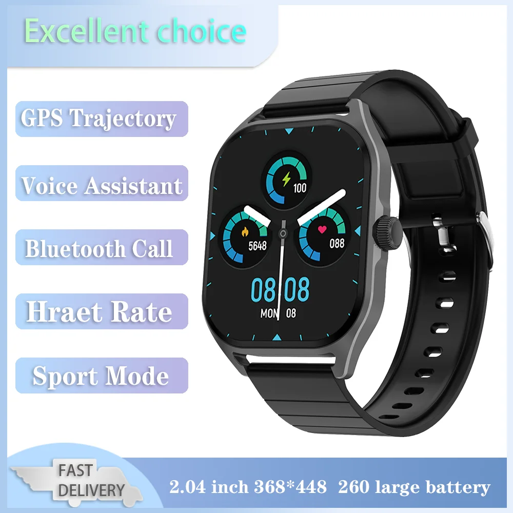 

Xiaomi Youpin GPS Tracker Smart Watch Men Voice Assistant Bluetooth Call Women Smartwatches Health Monitor Sport Fitness Tracker