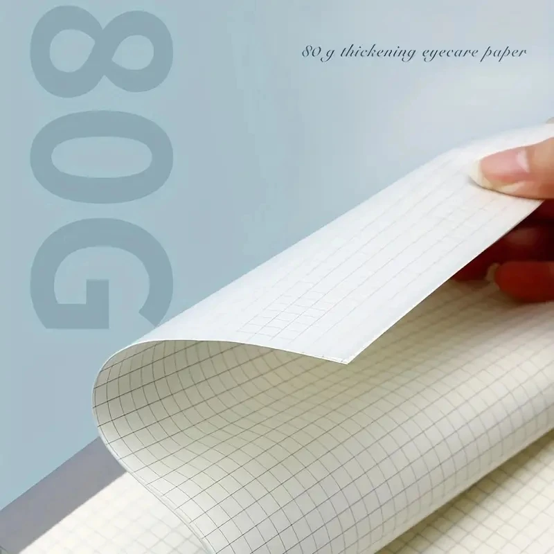 A5/A6 Notizblock-Set | Kariertes & liniertes Papier mit Kopfzeile | Langlebige Schreibblöcke für Tägliche Planung & Notizen – Detail 6