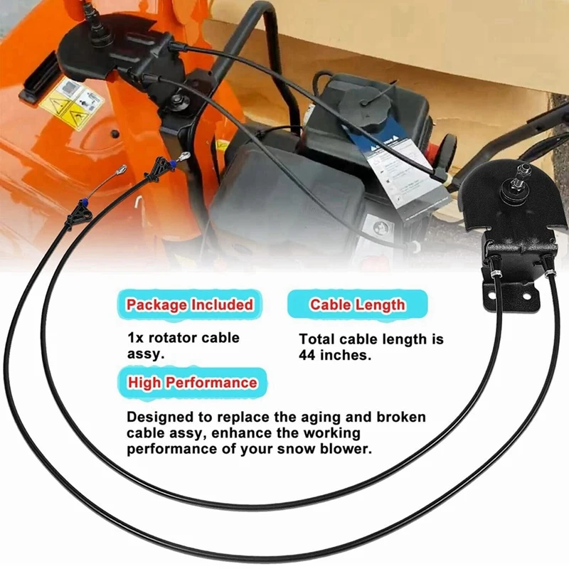 581680302 581680301 Rotator Cable Assy For Husqvarna ST224/P ST227P ST230P ST324 ST327 ST330 & Poulan PR241 - PR300 Durable