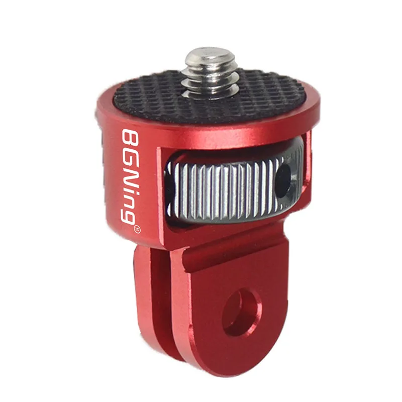 BGNING 360 للتدوير 1/4 بوصة برغي صغير ترايبود محول جبل CNC لكاميرا GoPro Hero 13 12 11 10 Insta360 ONE X5 X4 X3 X2 4K