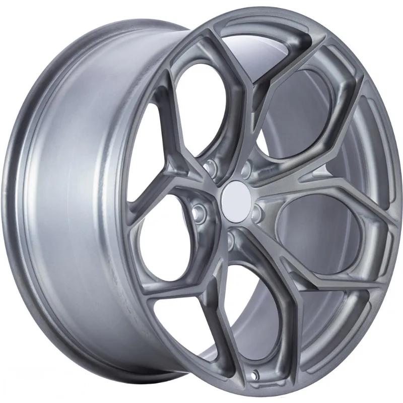 1-Piece P111SC Matte Grey Forged Wheels Deep Concave Lightweight Design Aftermarket Racing Sport Car Rims