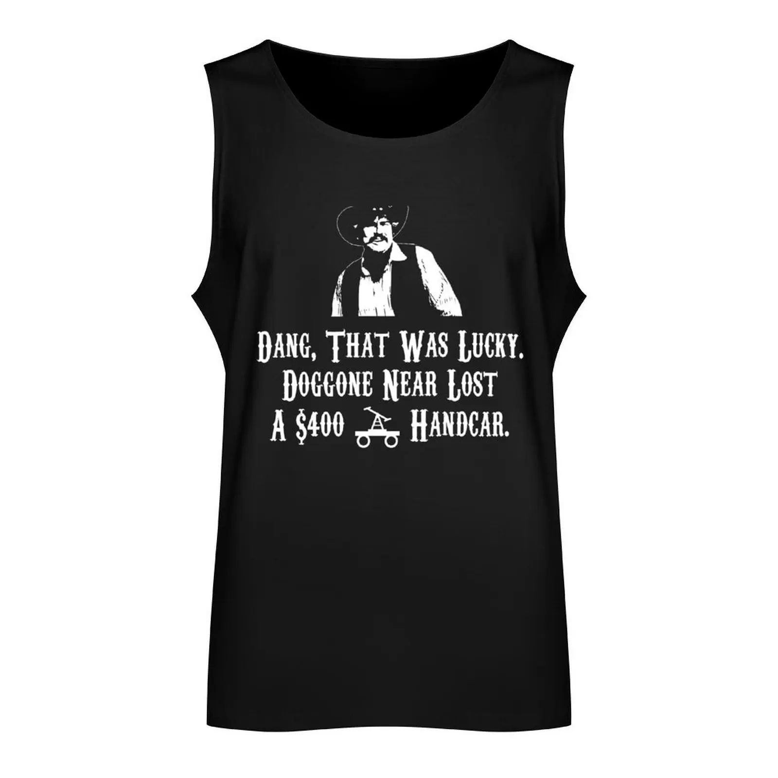 Lost A $400 Handcar Tank Top anime Sleeveless men T-shirt sports