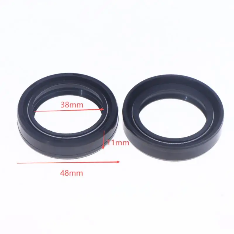 Oil Seal & Dust Cover Front Fork 35x48x11 for Kawasaki Yamaha Honda CBF50 CR80 CRM125 XL50 MTX80 MTX125 NX125 Motor Accessories