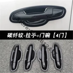 ABS Car Door Handle Protection Cover Doors Handle Covers Sticker Car styling for Kia Sportage QL KX5 2016 2017 2018 2019
