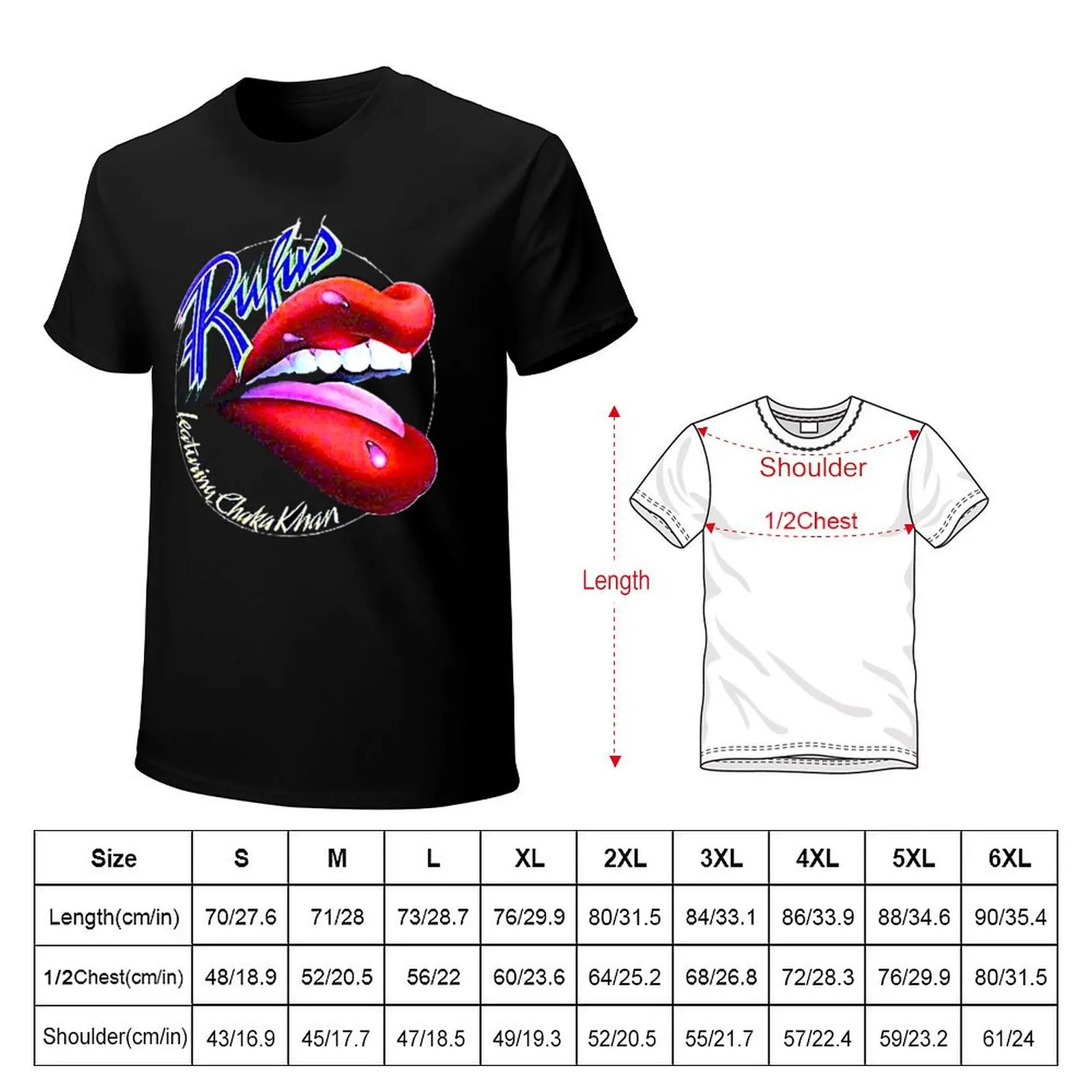 Chaka Khan Rufus LIPS T-Shirt t shirts for man cotton T-Shirt