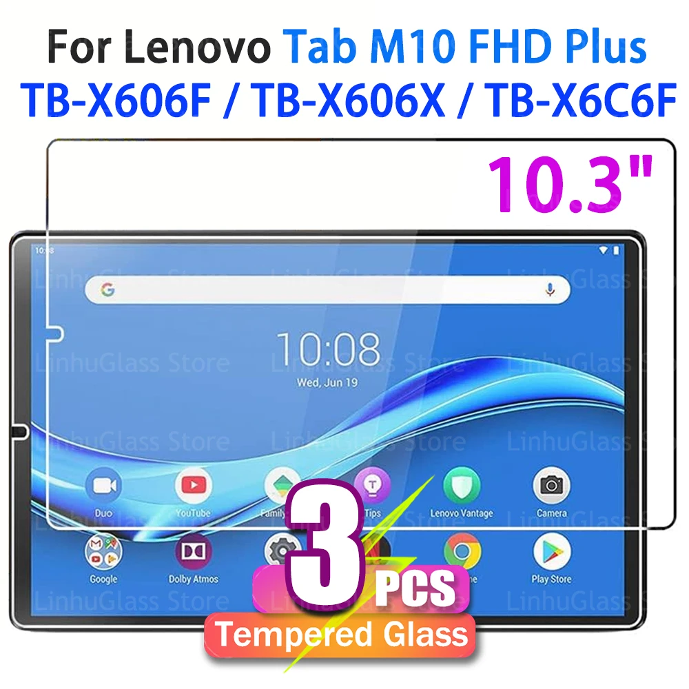 

Tempered Glass Film For Lenovo Tab M10 FHD Plus 2020 / Lenovo Tab K10 2021 (10.3 inch) TB-X606F / X606X / X6C6F Screen Protector