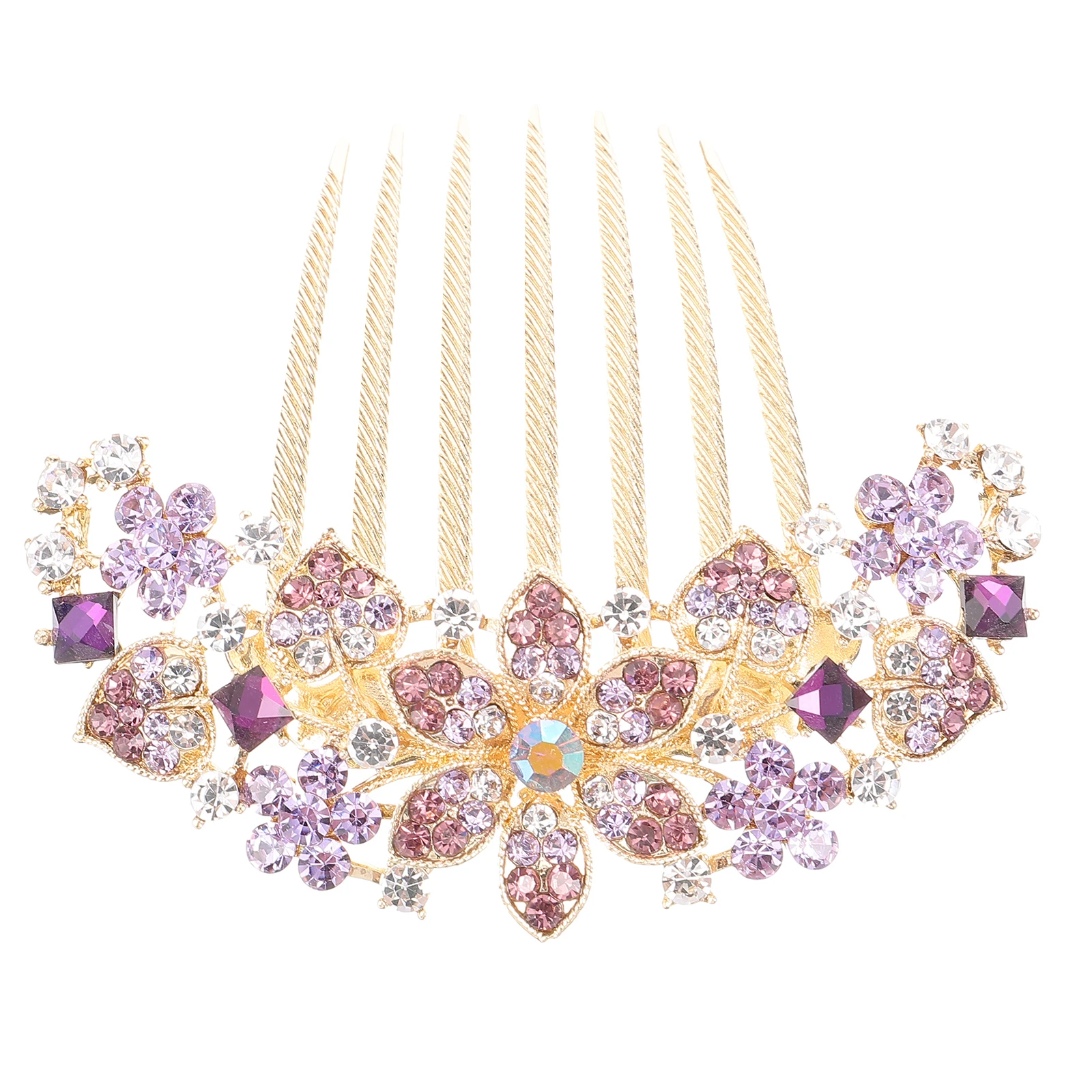 

Women Hair Accessories Pearl Hair Comb RhinestoneInserted Headdress Bride Bridesmaid Party Banquet Elegant Hairstyle Decor