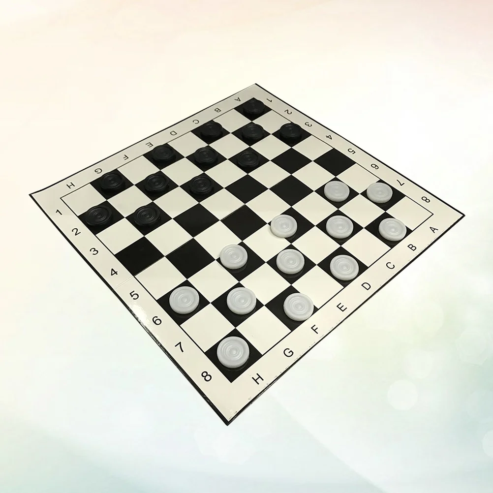 

Chinese Set Premium Plastic Foldable Board Game For Adults Outdoor Indoor Use Checkers Set Plastic Checkers