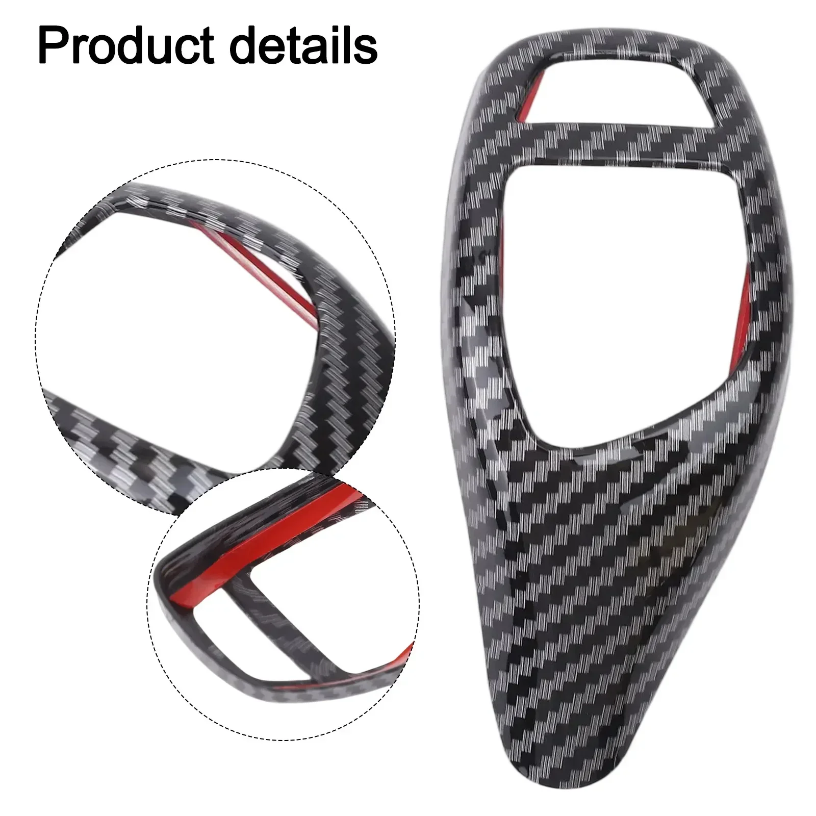 Carbon Fiber Gear Knob Shift Knob Cover For Car Interior Protection Black Real Carbon Fiber Simple Installation For BMW F20 F21