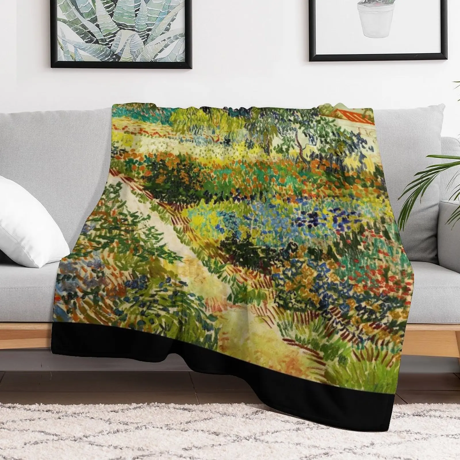 Van Gogh - Garden at Arles Throw Blanket Multi-Purpose christmas decoration Soft Decorative Beds Blankets