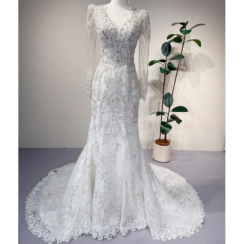 

A new light gauze fishtail dress for going out with strong sense of toasting and heavy industry