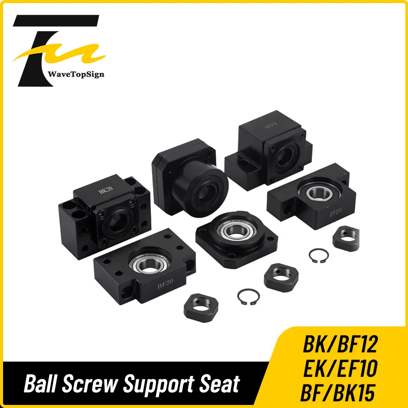 

Ball Screw Support Seat Fixed Seat Bearing Seat BK12 BF12 EK10 EF10 FK10 FF10 BK10 BF10 BK15 BF15 FK20 FF20 Ball Screw End Supp