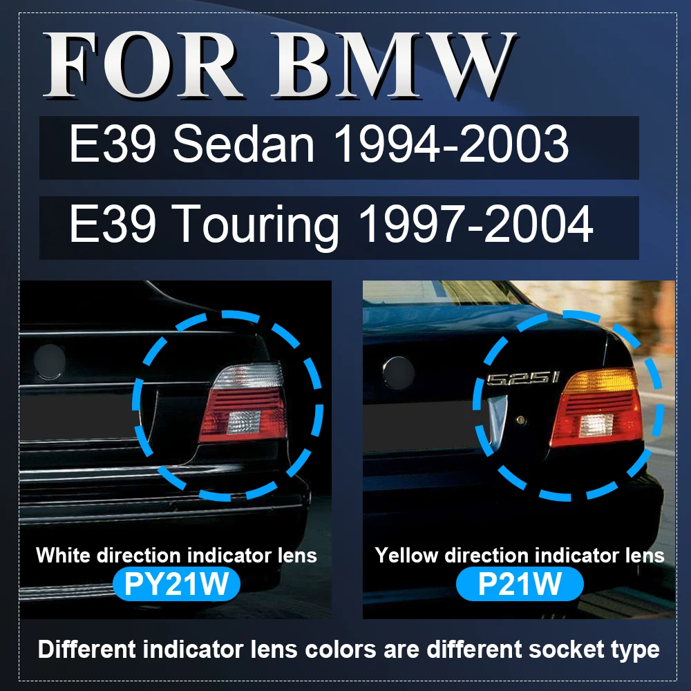 LED Turn Signal Lights for BMW E39 1994-2004