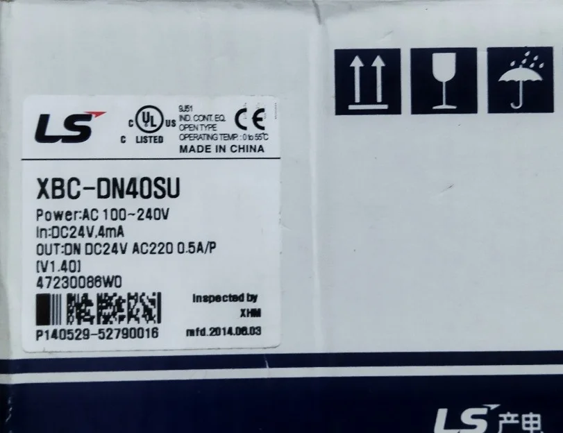 

XBC-DN40SU New Original Genuine LS Programmable Controller