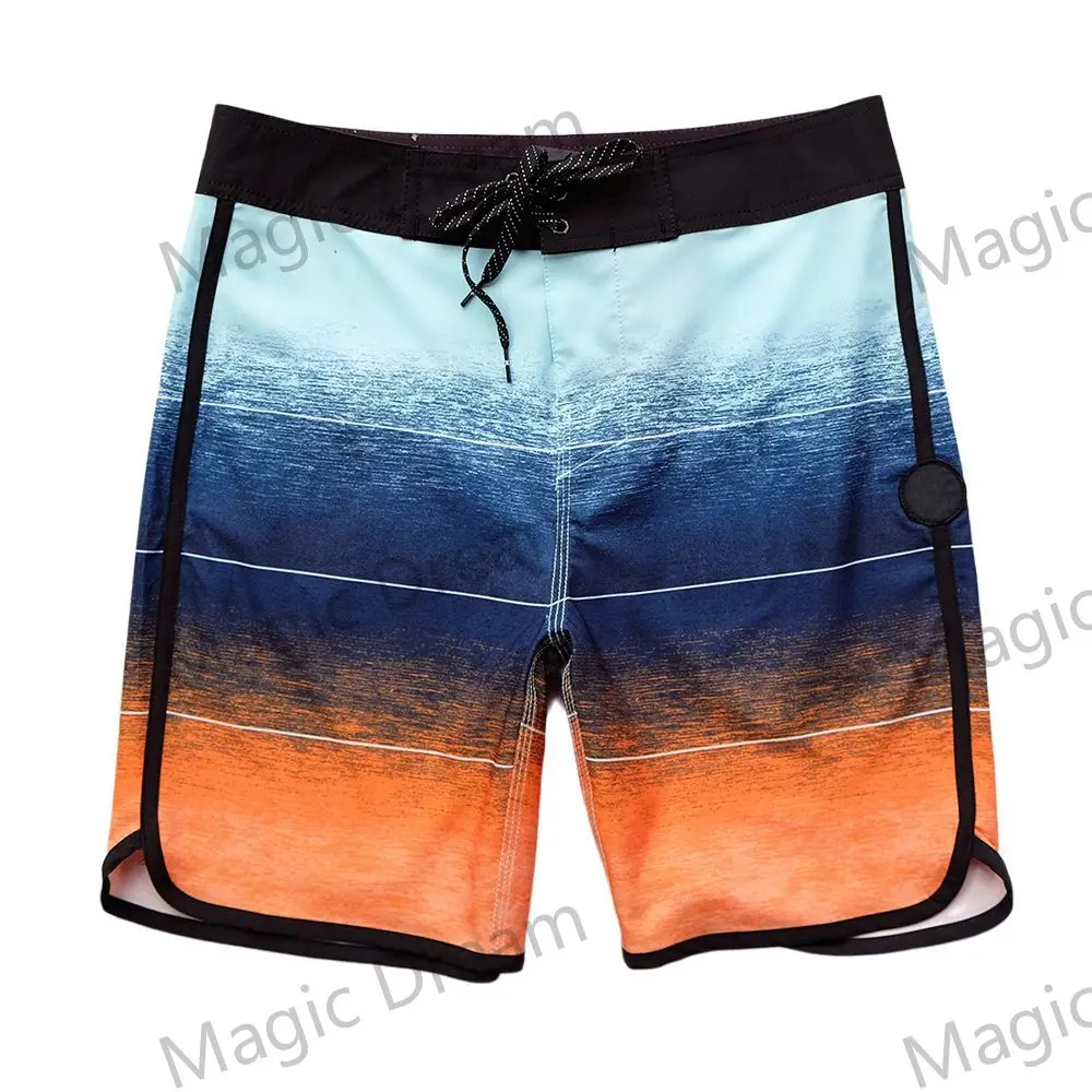 2024 Jun Summer New Waterproof Beach Shorts Men Phantom Bermuda Board Shorts Swim Quick Dry Casual Diving Surfwear Plus Swimwear