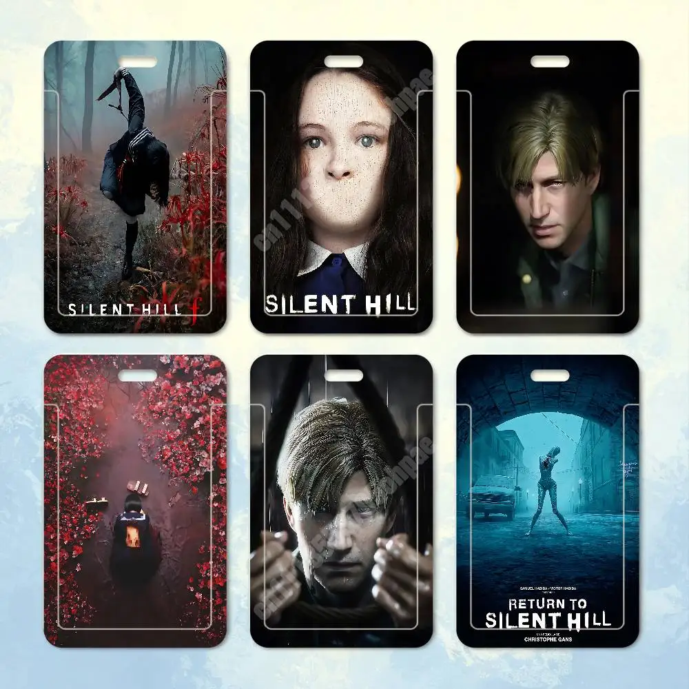 Survival Horror S-Silent H-Hill Game Plastic Card Holder Worker ID Card Clear Transparent Employee Visitor Pass