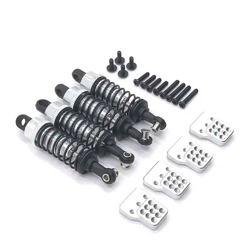 

4 pcs/set Oil filled type Shock absorber for 1/16 1/12 WPL MN Henglong C14 C24 MN D90 D91 4x4 pick-up truck crawler hopup Upgrad