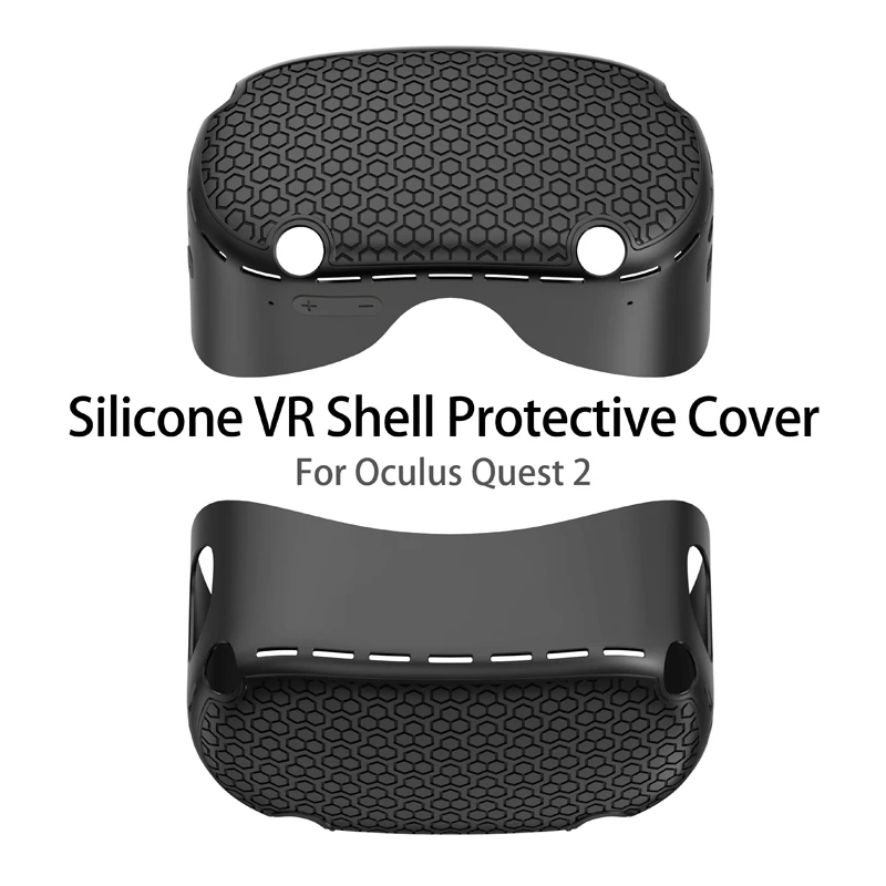 Silicone Cover for Meta Quest 2 VR Headset Anti-scratch Protection Case for Oculus Quest 2 Accessories