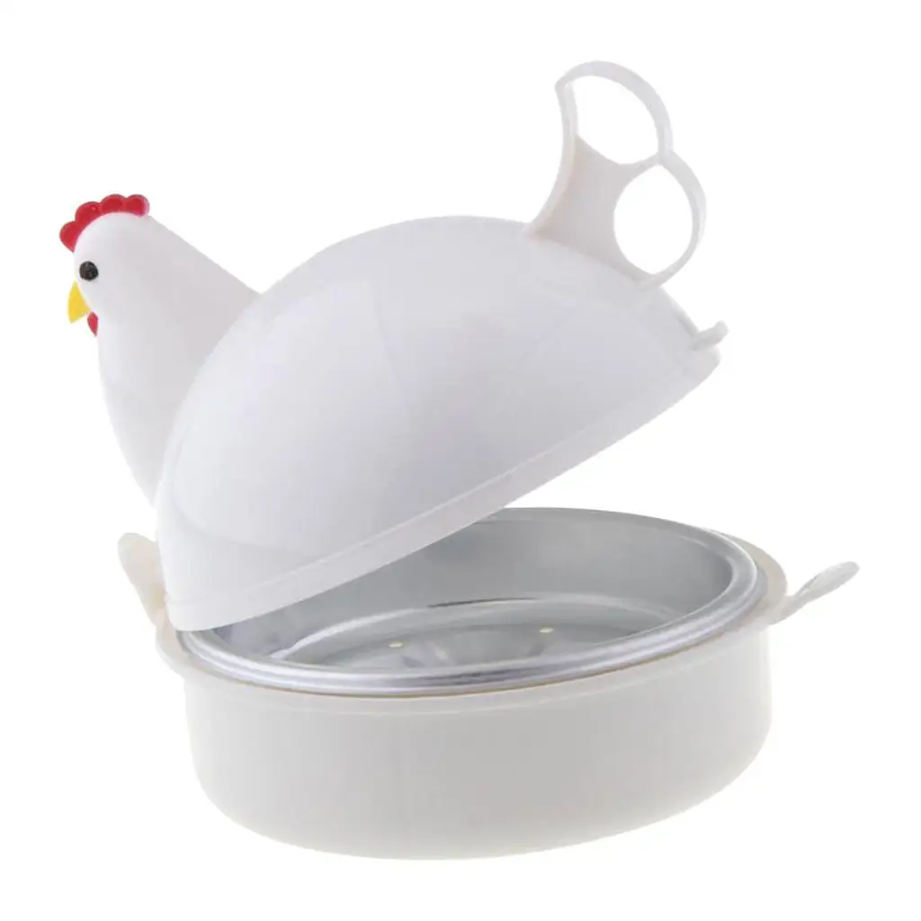 Plastikowa kuchenka mikrofalowa 4 jajowar parowiec kuchenny kocioł kuchenny